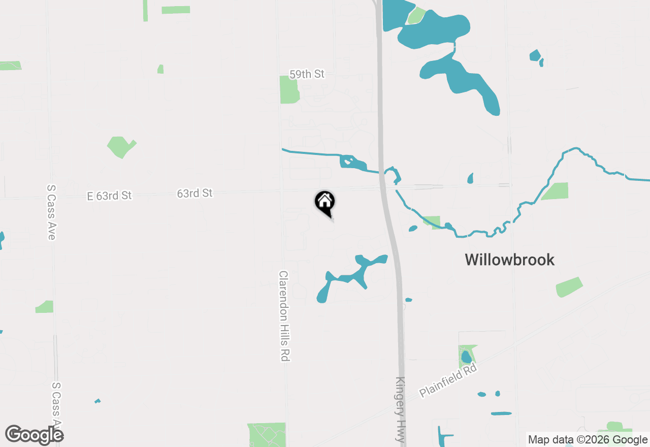 Map of 6340 Americana Drive #614, Willowbrook, IL 60527