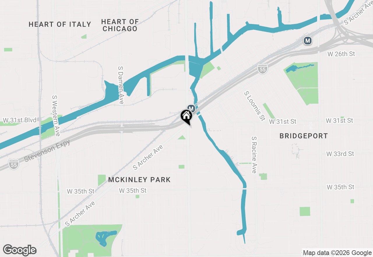 Map of 3117 S Archer Avenue, Chicago, IL 60608