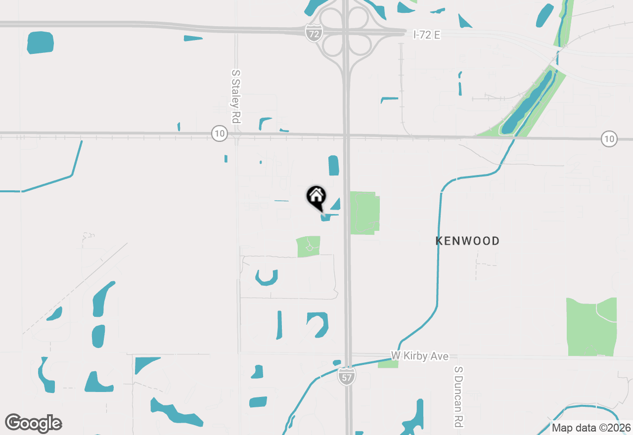 Map of 3742 Thornhill Circle #3742, Champaign, IL 61822