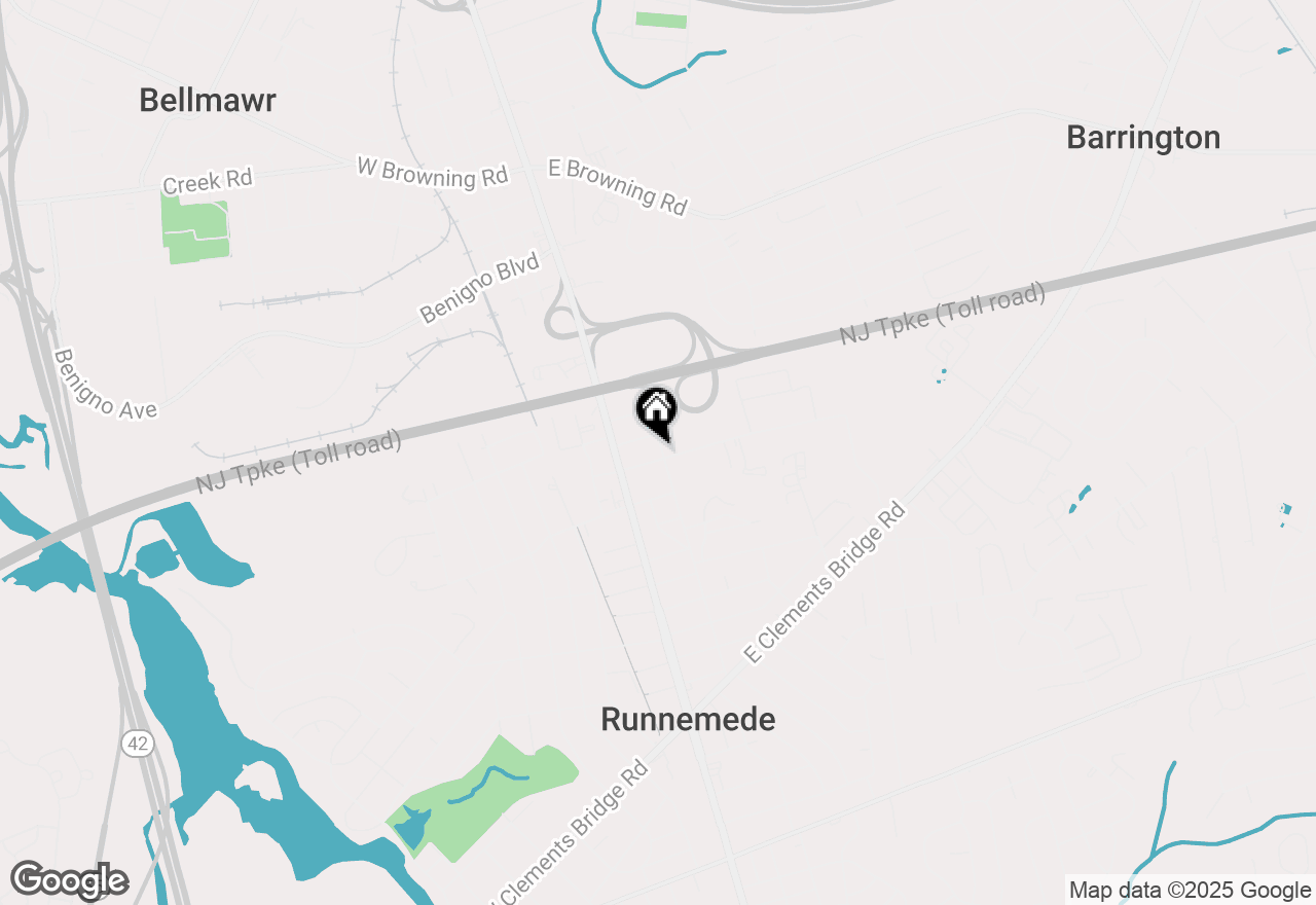 Map of 901 Central Ave, Runnemede, NJ 08078