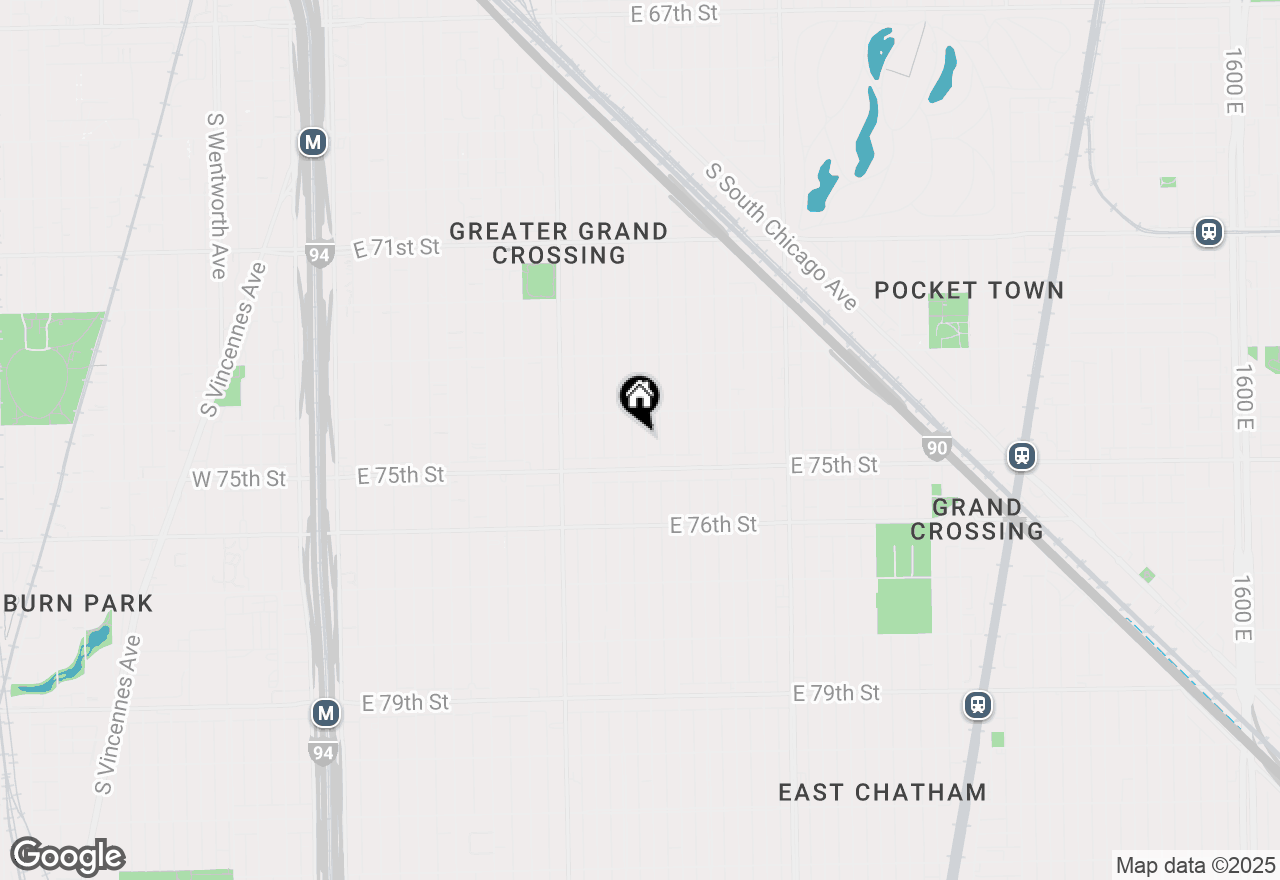 Map of 7428 S Rhodes Avenue, Chicago, IL 60619