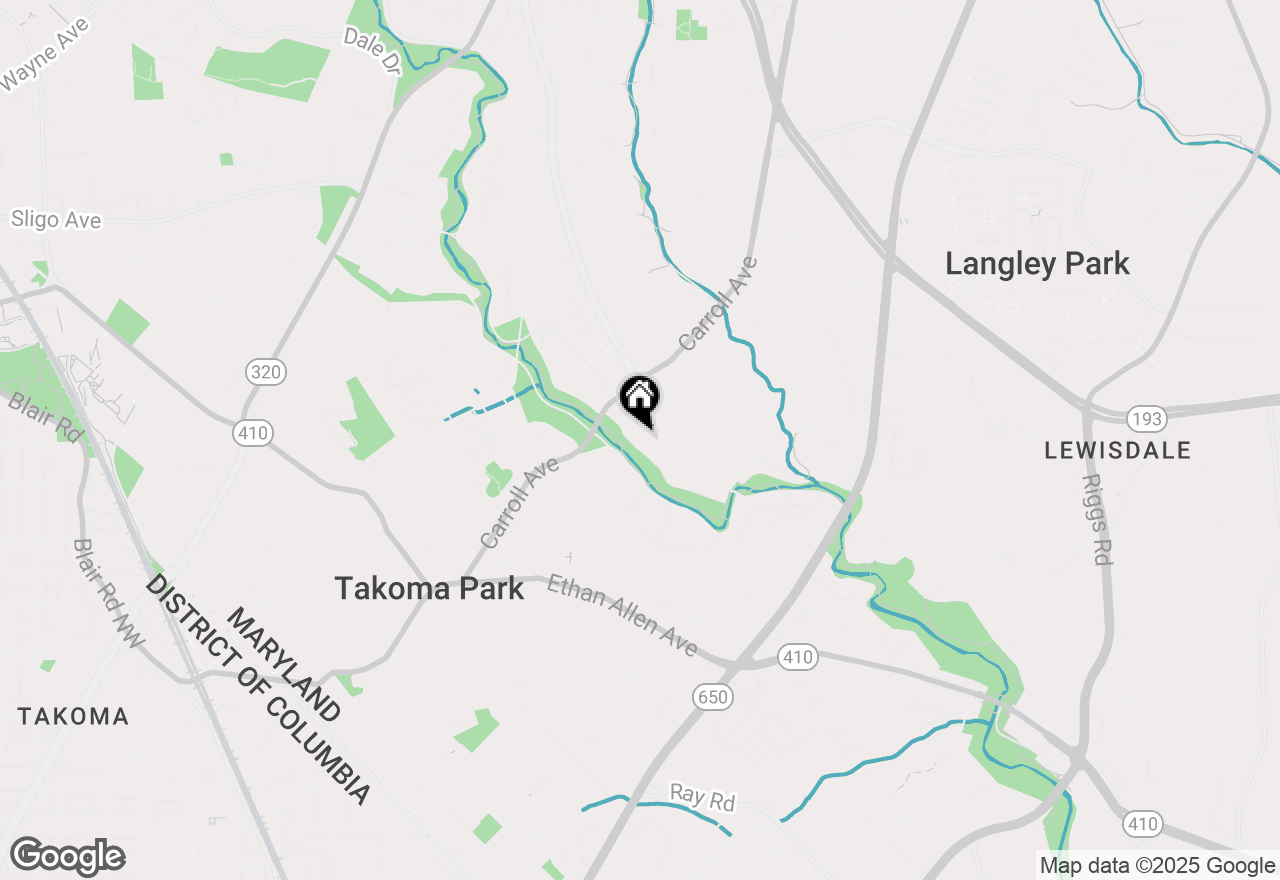 Map of 700 1/2 Chaney Drive #2, Takoma Park, MD 20912
