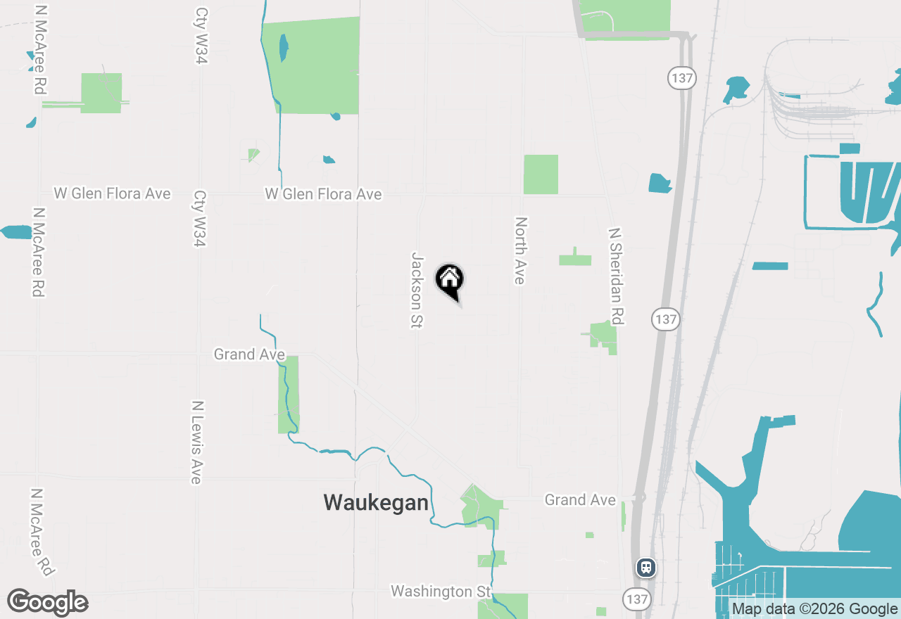 Map of 705 Massena Avenue, Waukegan, IL 60085