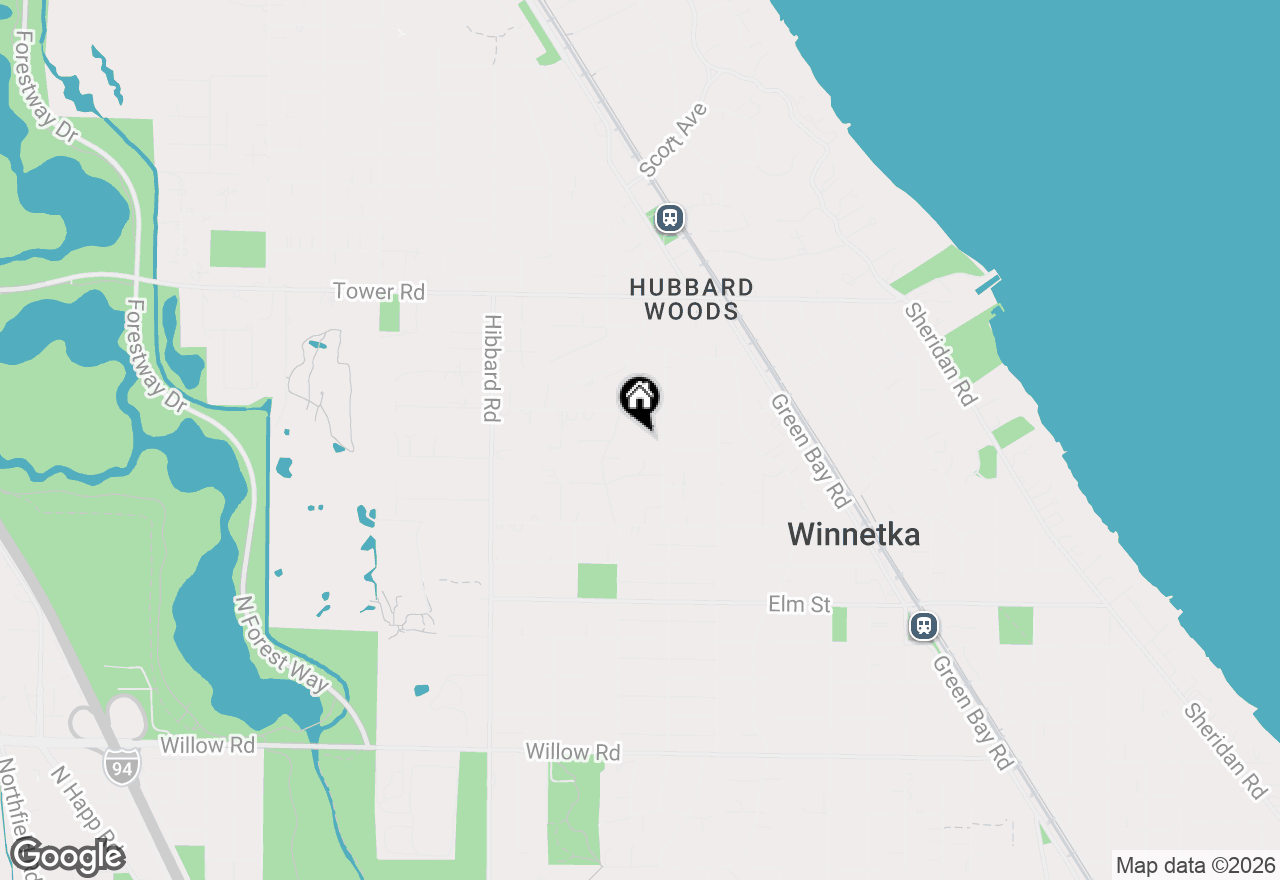 Map of 700 Rosewood Avenue, Winnetka, IL 60093