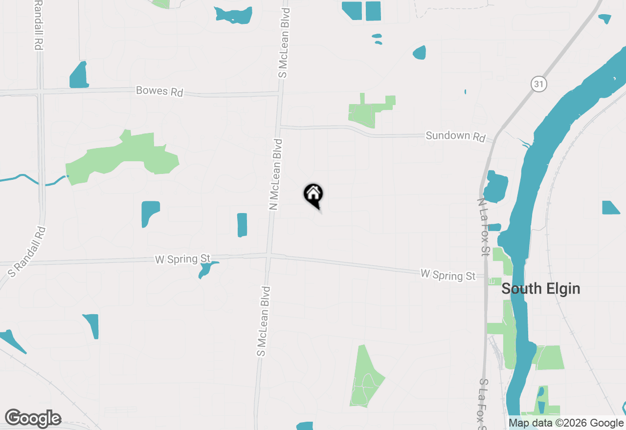 Map of 949 Manchester Court, South Elgin, IL 60177