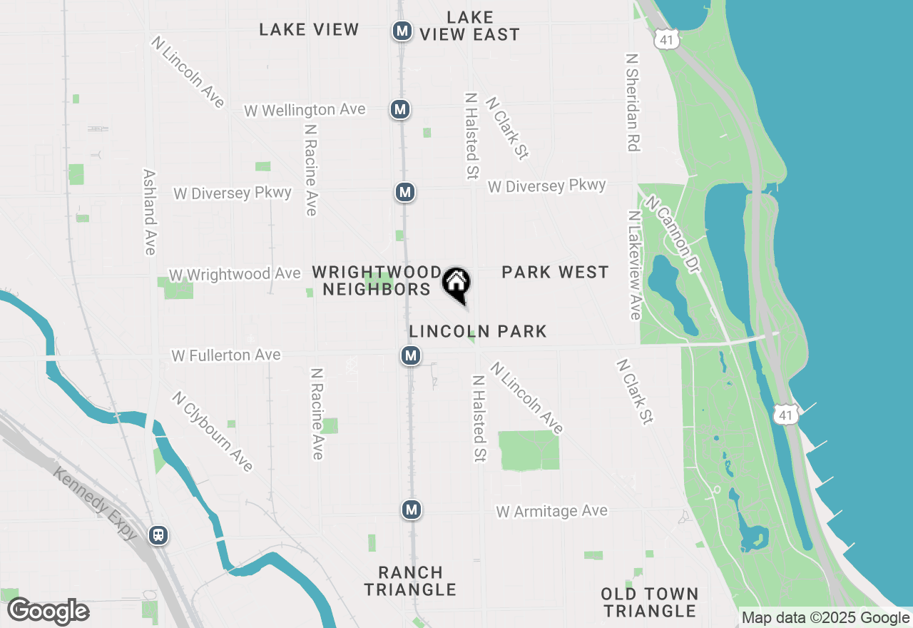 Map of 829 W Altgeld Street, Chicago, IL 60614