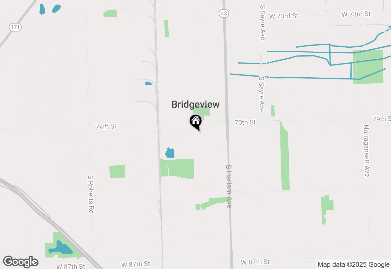 Map of 7945 S Oketo Avenue #404, Bridgeview, IL 60455