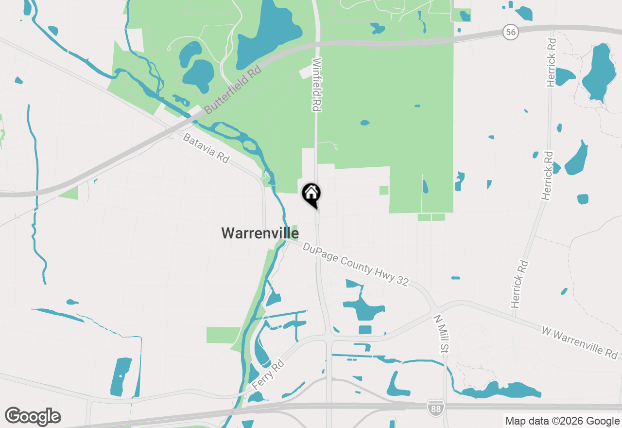 Map of 3S478 Winfield Road, Warrenville, IL 60555