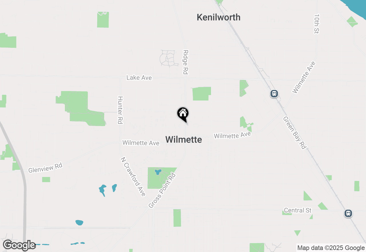 Map of 501-1/2 Ridge Road, Wilmette, IL 60091