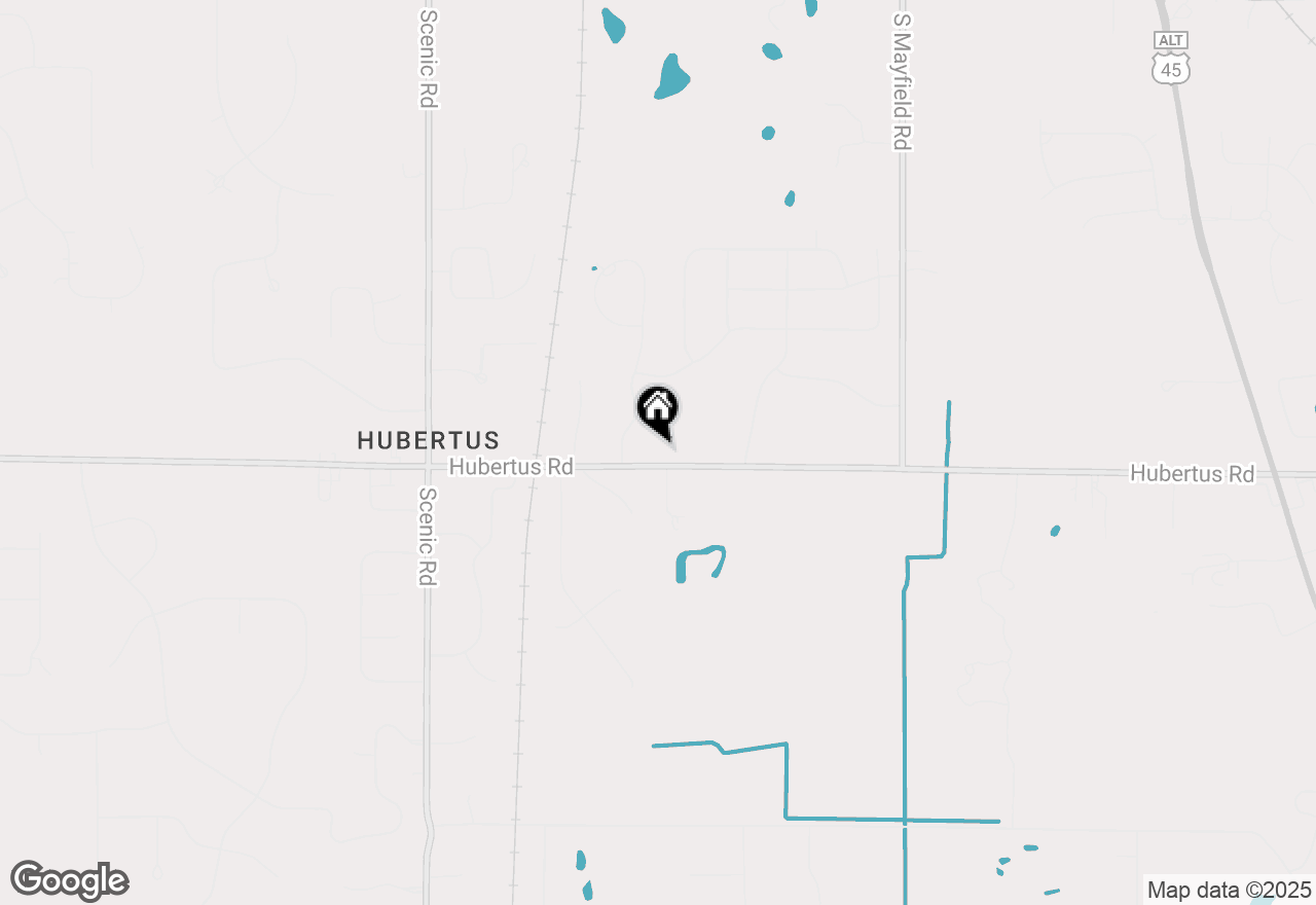 Map of 3526 St Huberts Ct E, Hubertus, WI 53033