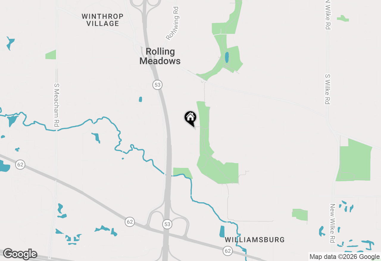 Map of 3503 Bobolink Lane, Rolling Meadows, IL 60008