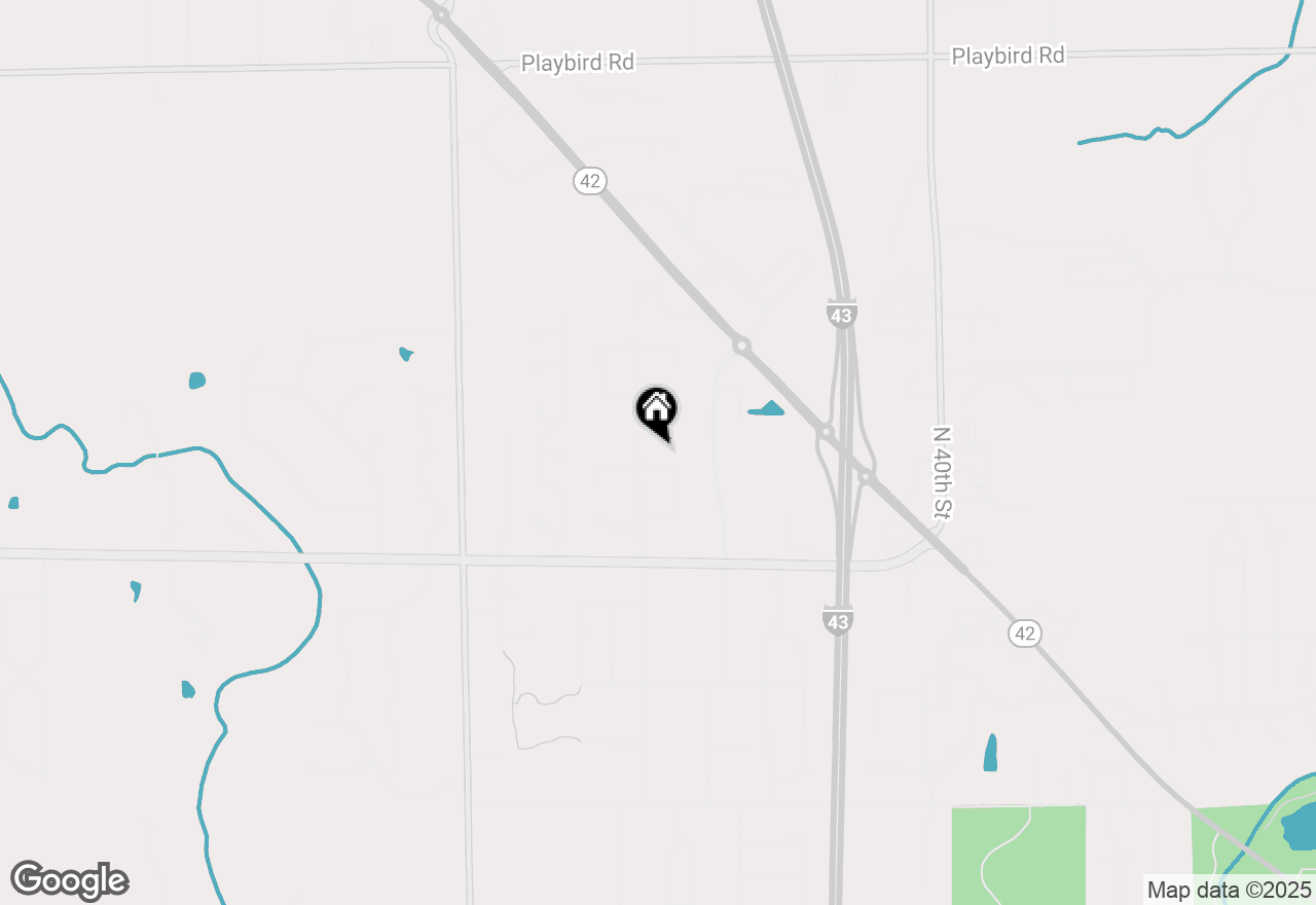 Map of 4918 N Parke Ridge Ln, Sheboygan, WI 53083