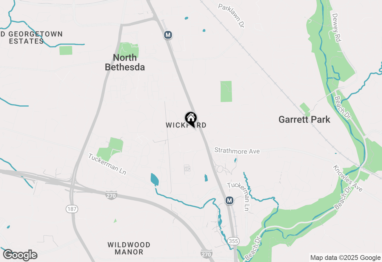 Map of 10905 Wickshire Way #G-2, North Bethesda, MD 20852