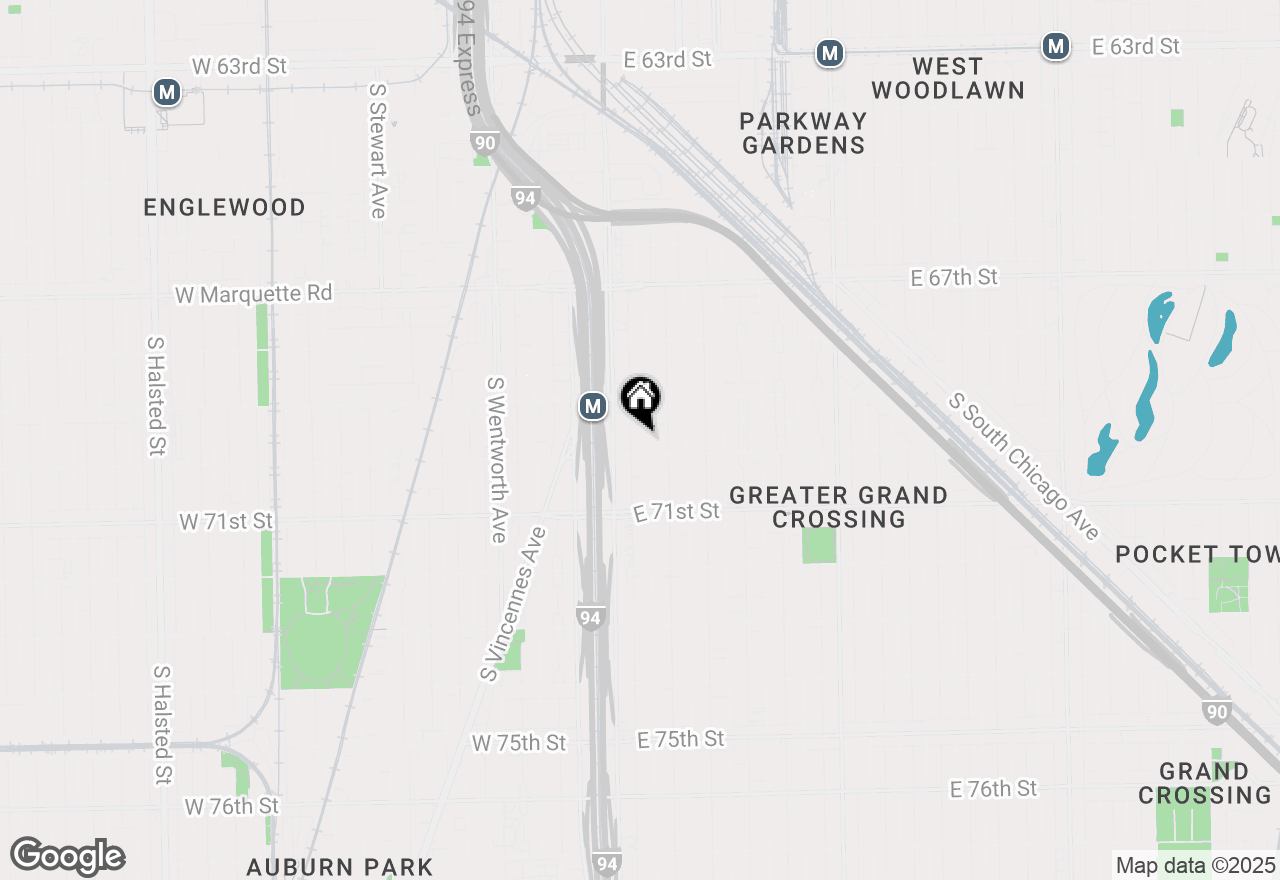 Map of 6946 S Wabash Avenue, Chicago, IL 60637