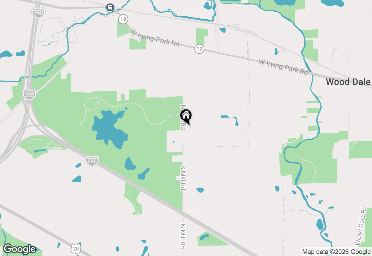 Map of 155 N Mill Road, Wood Dale, IL 60191
