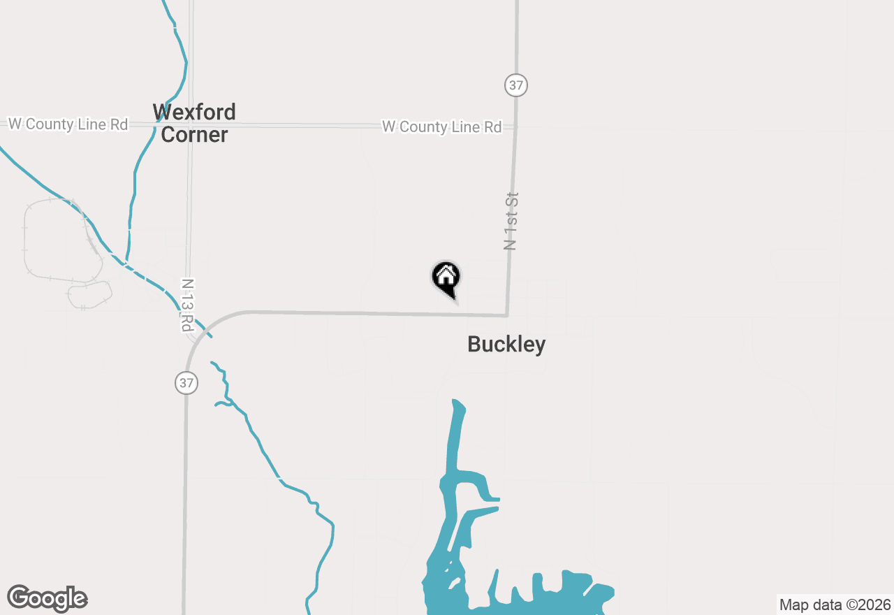 Map of 107 Purdy Drive, Buckley, MI 49620