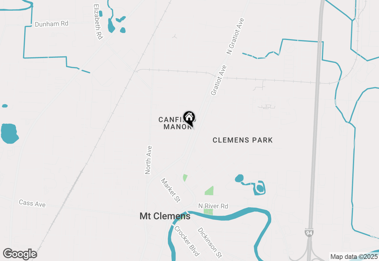 Map of 22 Ahrens Street, Mt Clemens, MI 48043