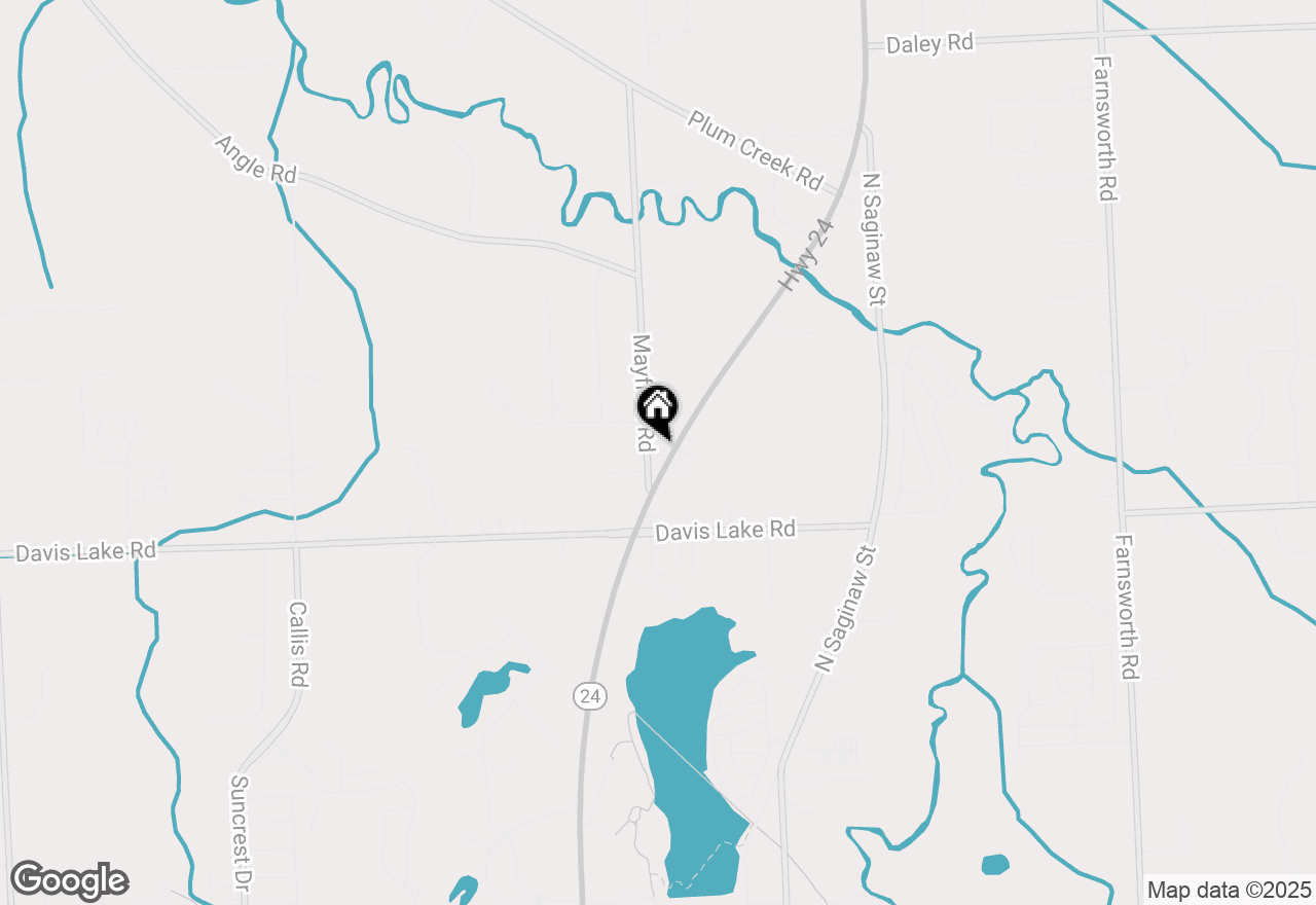 Map of 1760 Mayfield Road, Lapeer, MI 48446