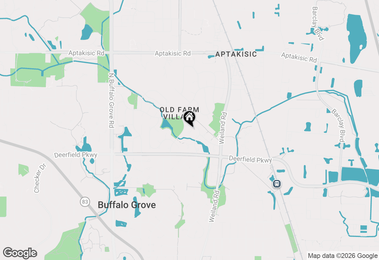 Map of 1230 S Wellington Court, Buffalo Grove, IL 60089