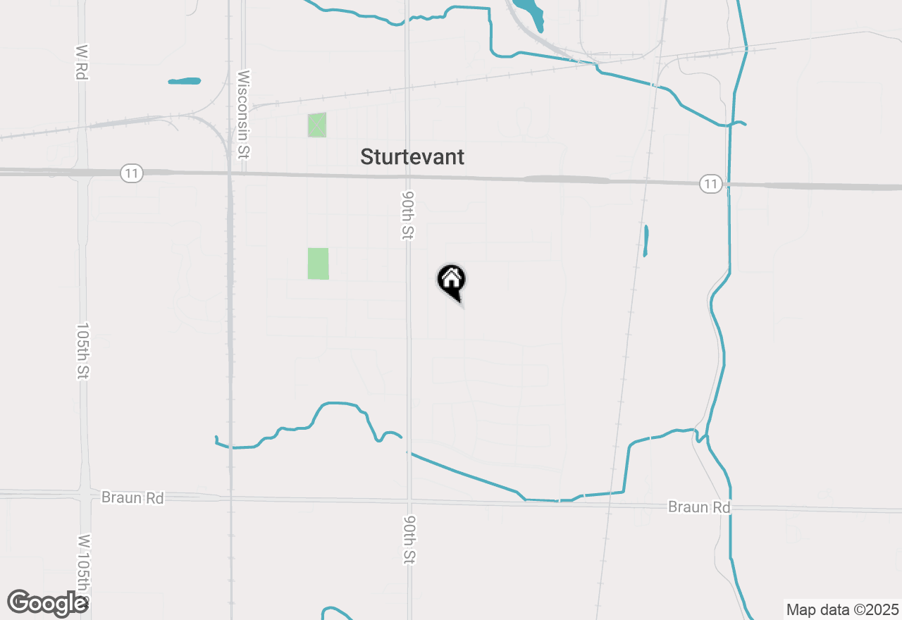 Map of 3409 S Kennedy Rd, Sturtevant, WI 53177