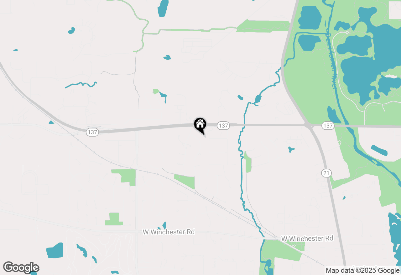 Map of 1710 Mulberry Drive, Libertyville, IL 60048