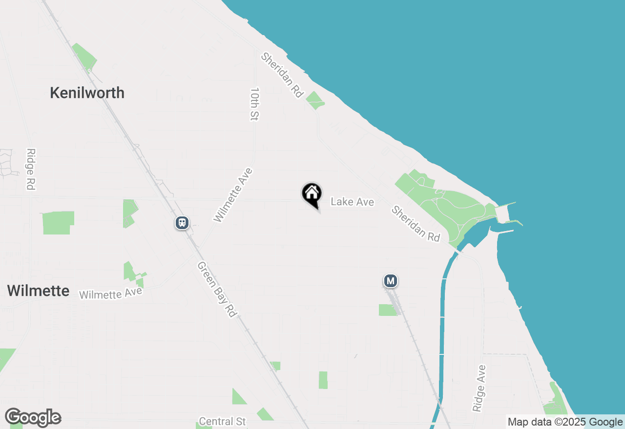 Map of 706 Washington Avenue, Wilmette, IL 60091