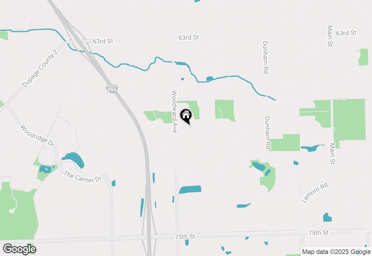 Map of 1906 Concord Drive, Downers Grove, IL 60516