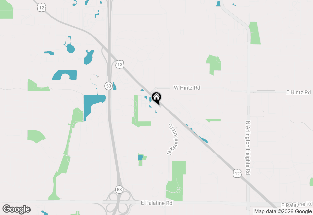 Map of 2641 N Greenwood Avenue, Arlington Heights, IL 60004