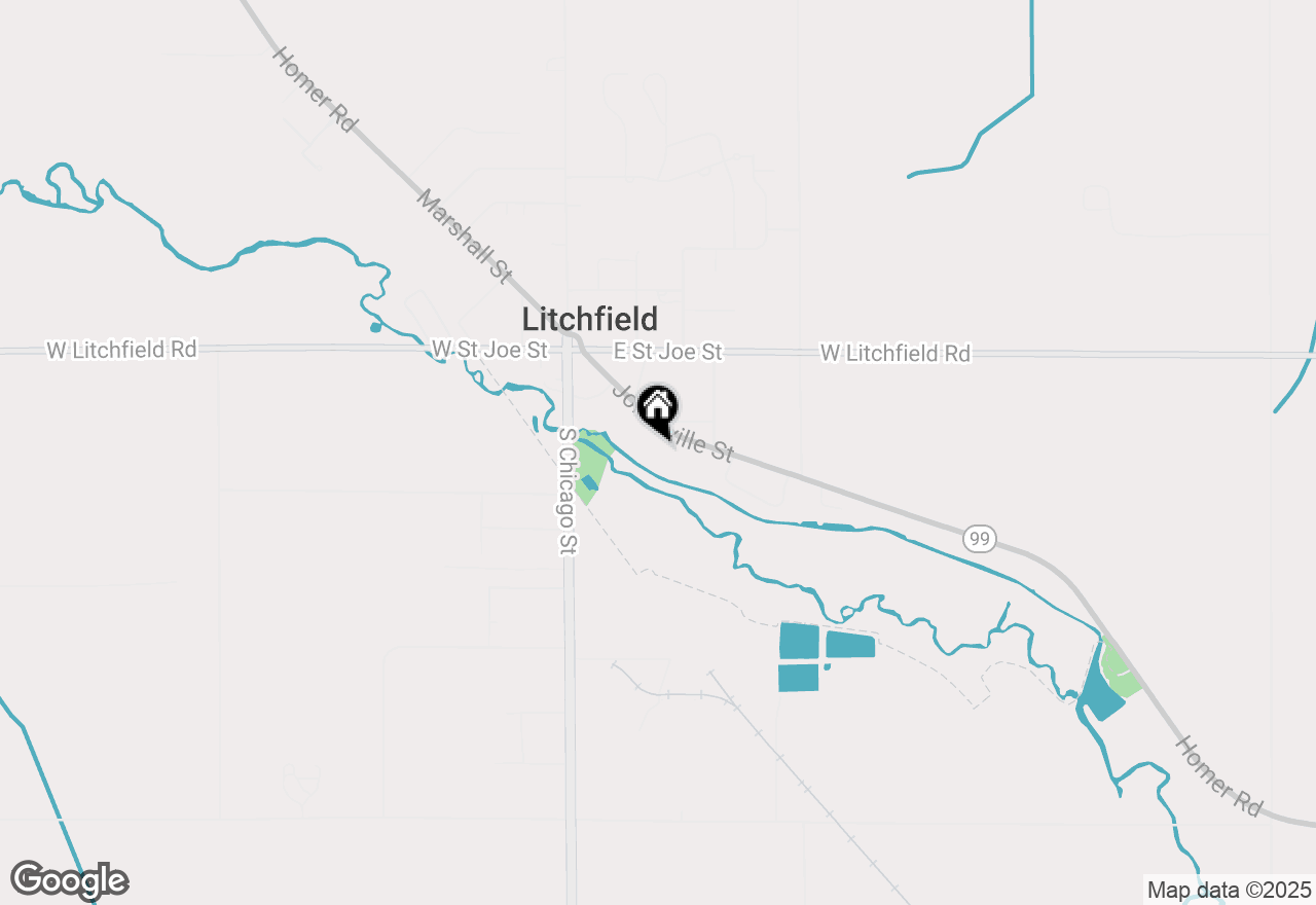 Map of 329 Jonesville Street, Litchfield, MI 49252