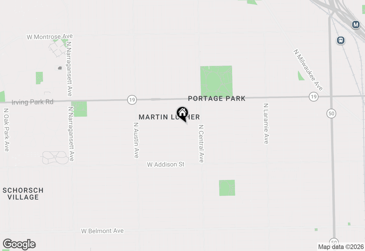 Map of 5705 W Berenice Avenue, Chicago, IL 60634