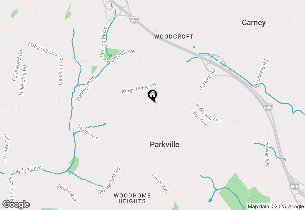 Map of 8301 Overmont Road, Baltimore, MD 21234