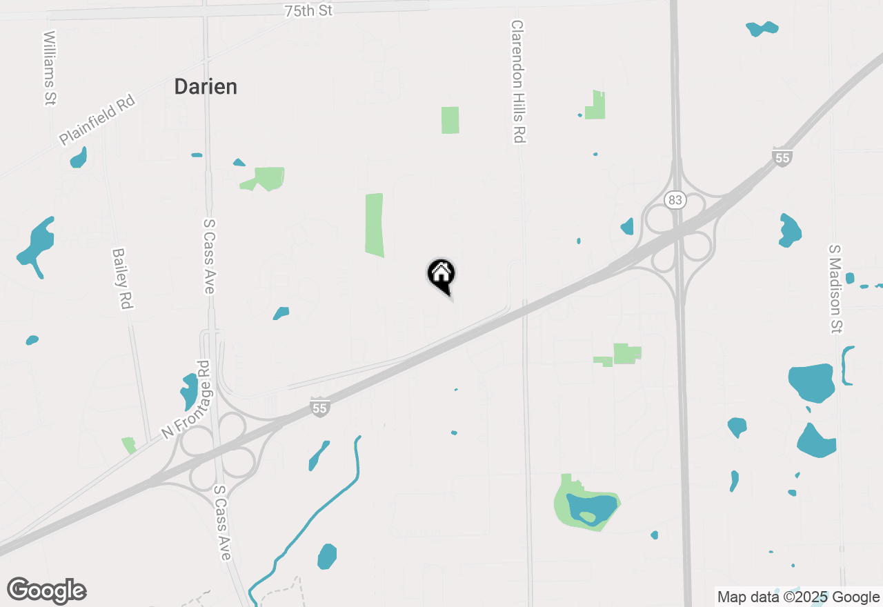 Map of 8301 Highpoint Circle #C, Darien, IL 60561