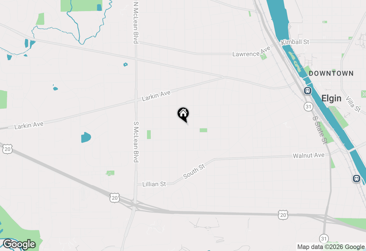 Map of 78 S Edison Avenue, Elgin, IL 60123