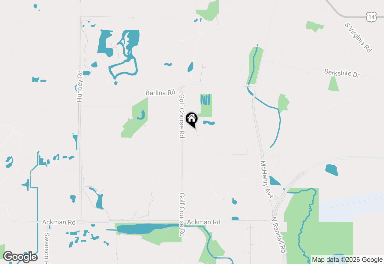 Map of (Address confidential), Crystal Lake, Illinois 60014
