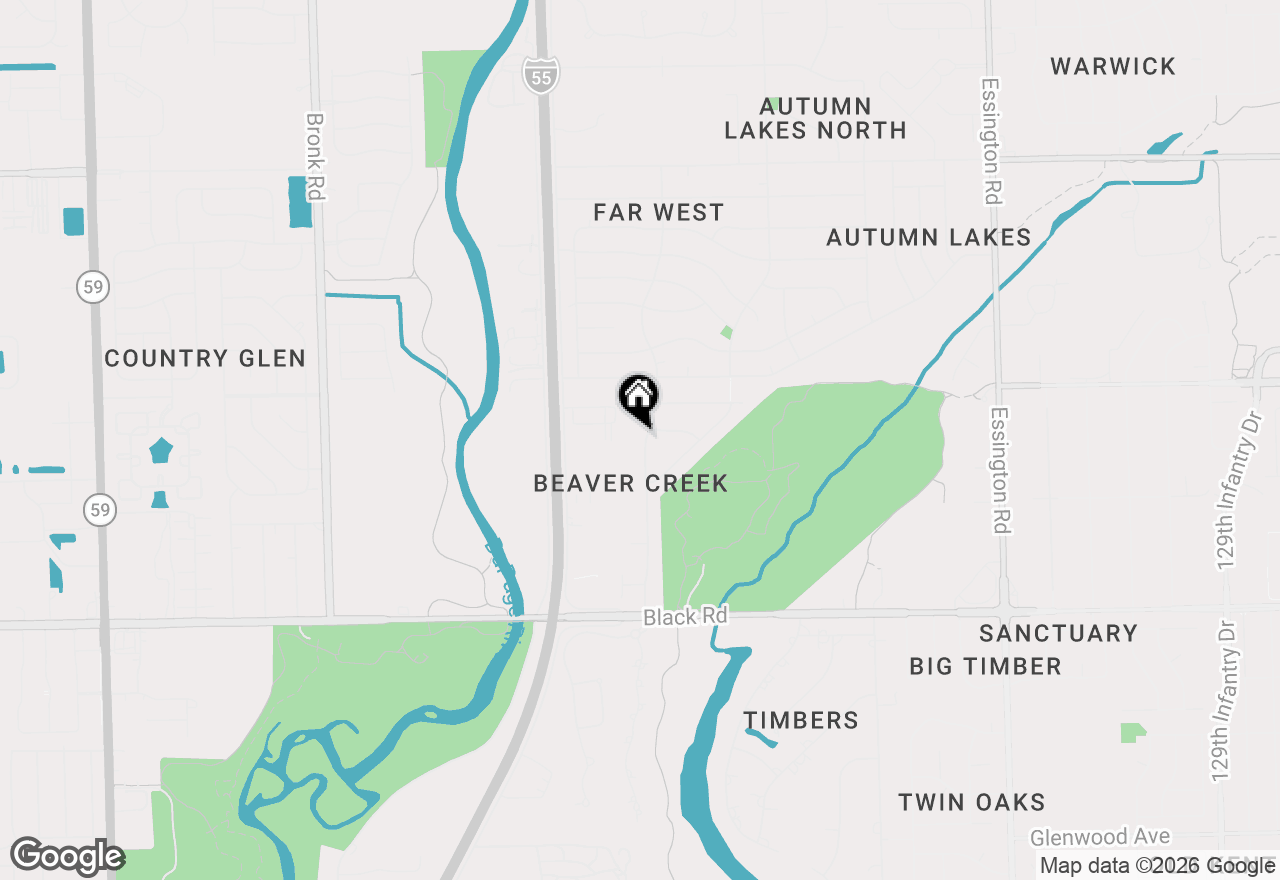 Map of 1101 Lindsay Street, Joliet, IL 60431