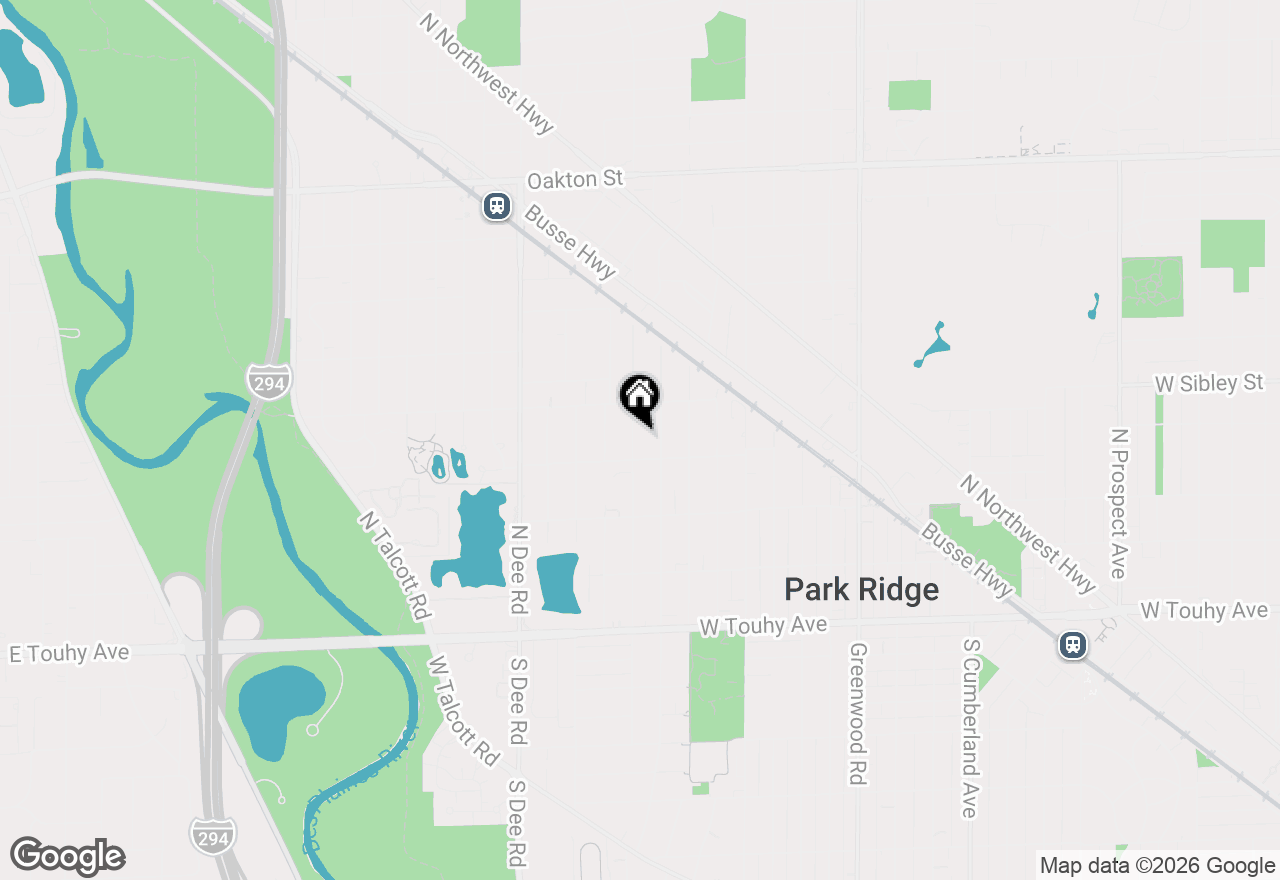 Map of 515 N Hamlin Avenue, Park Ridge, IL 60068