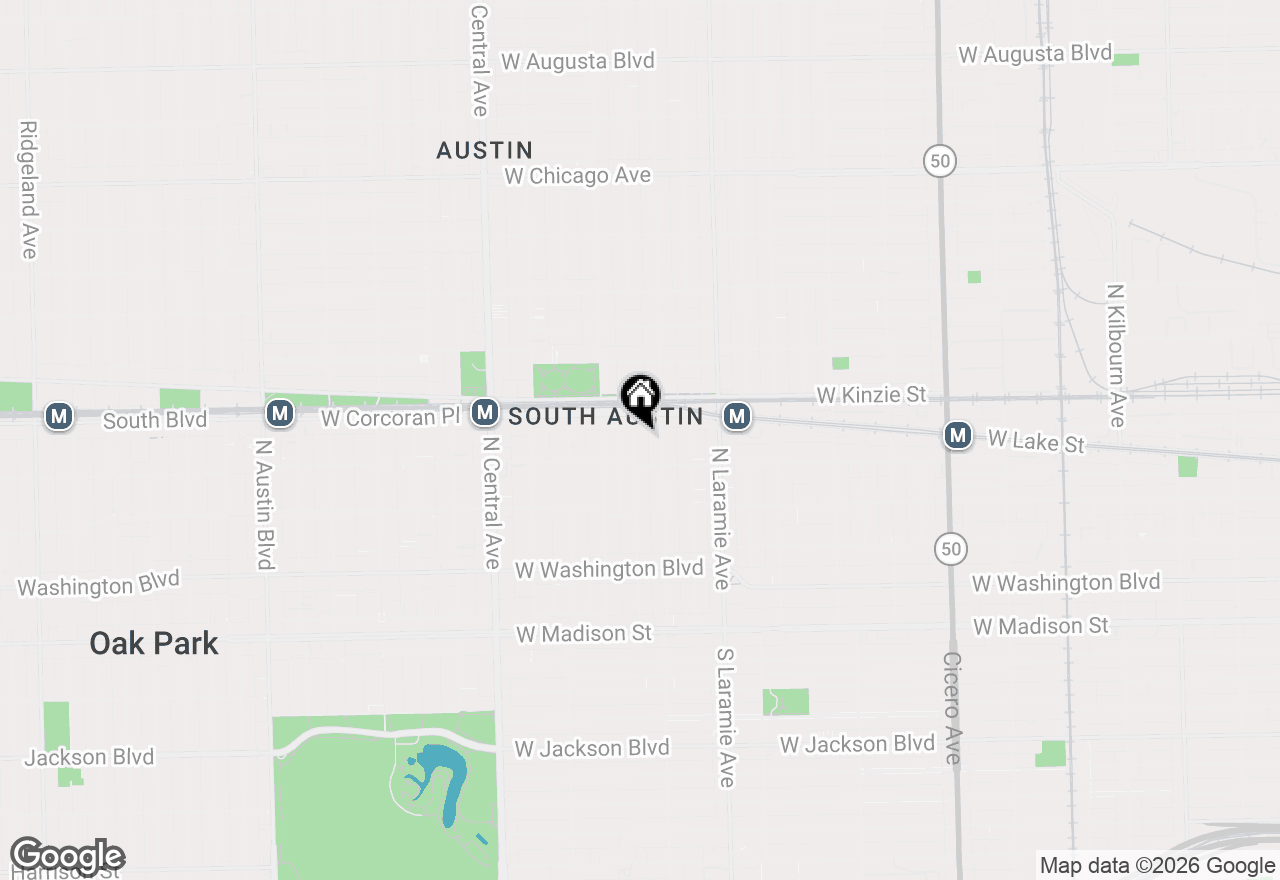 Map of 329 N Lorel Avenue, Chicago, IL 60644