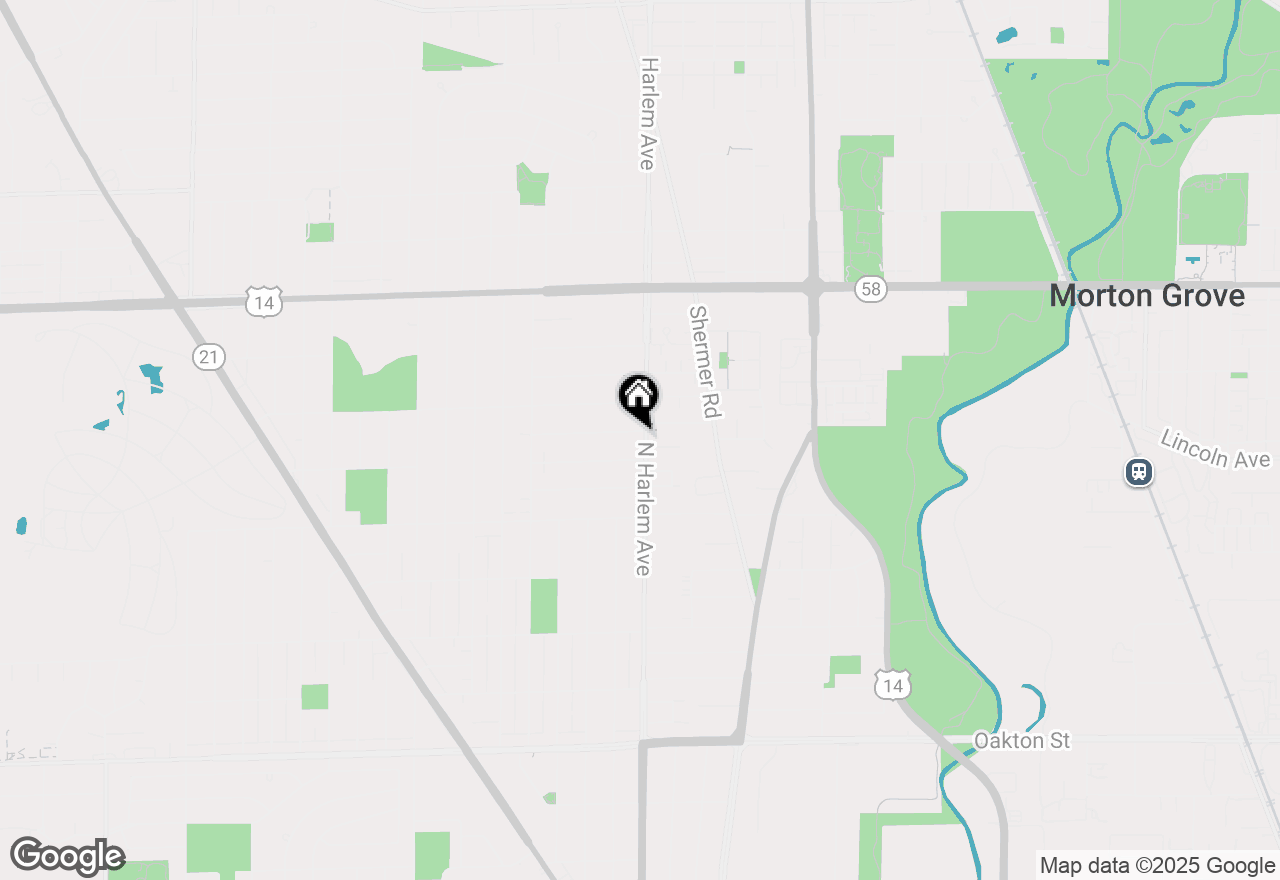 Map of 7203 W Lill Street, Niles, IL 60714