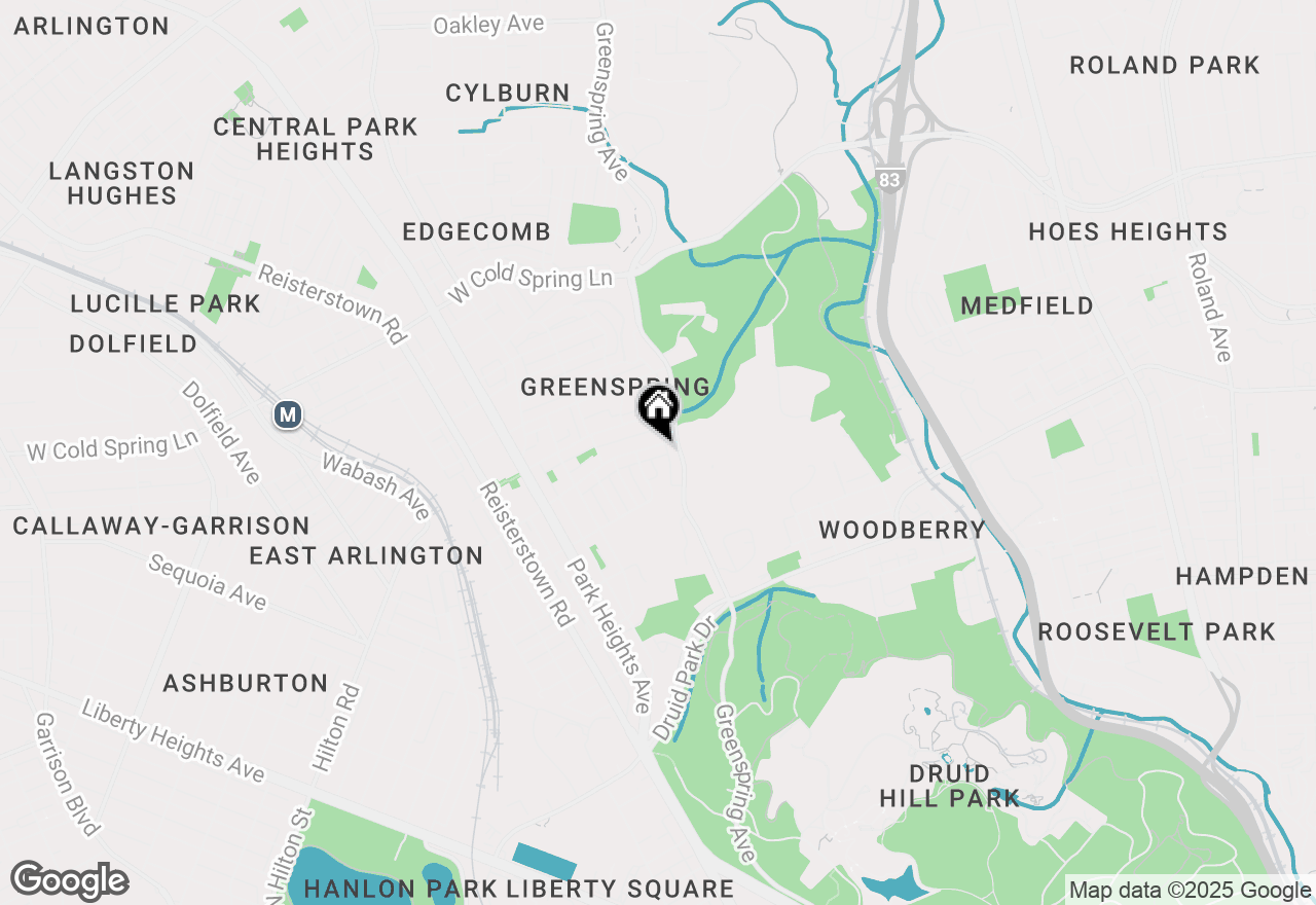 Map of 2409 Keyworth Avenue, Baltimore, MD 21215