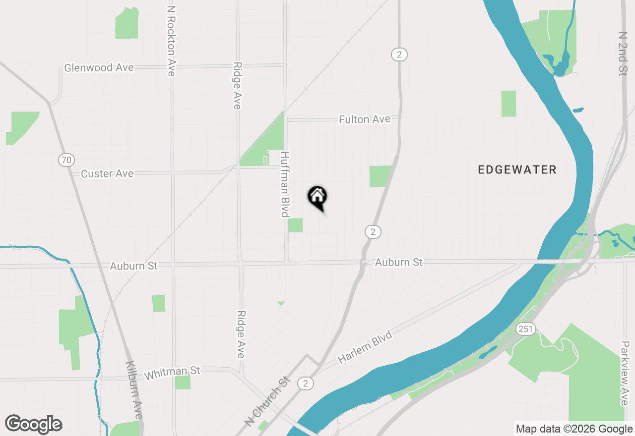 Map of 1614 Grace Street, Rockford, IL 61103