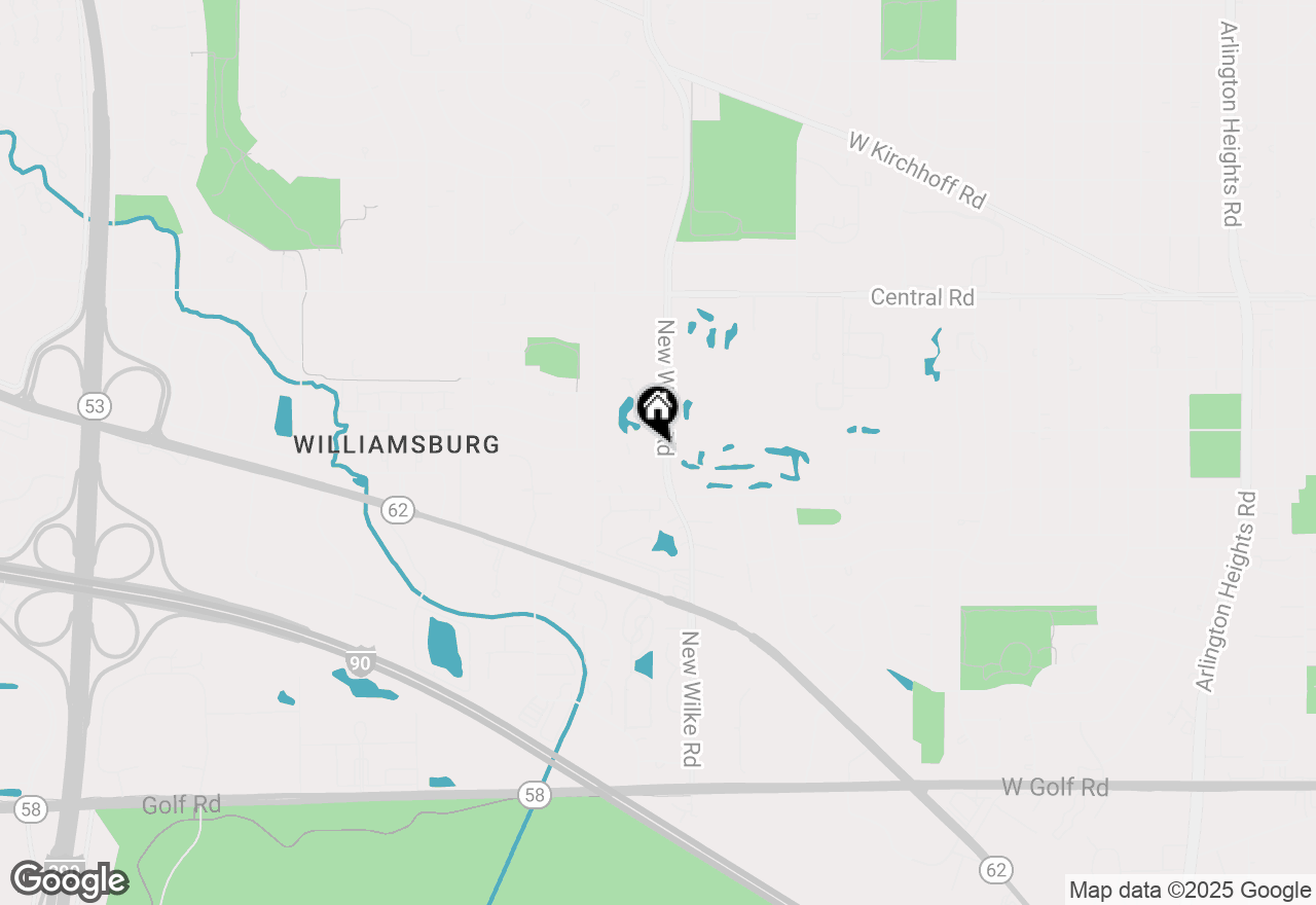 Map of 1206 S New Wilke Road #108, Arlington Heights, IL 60005