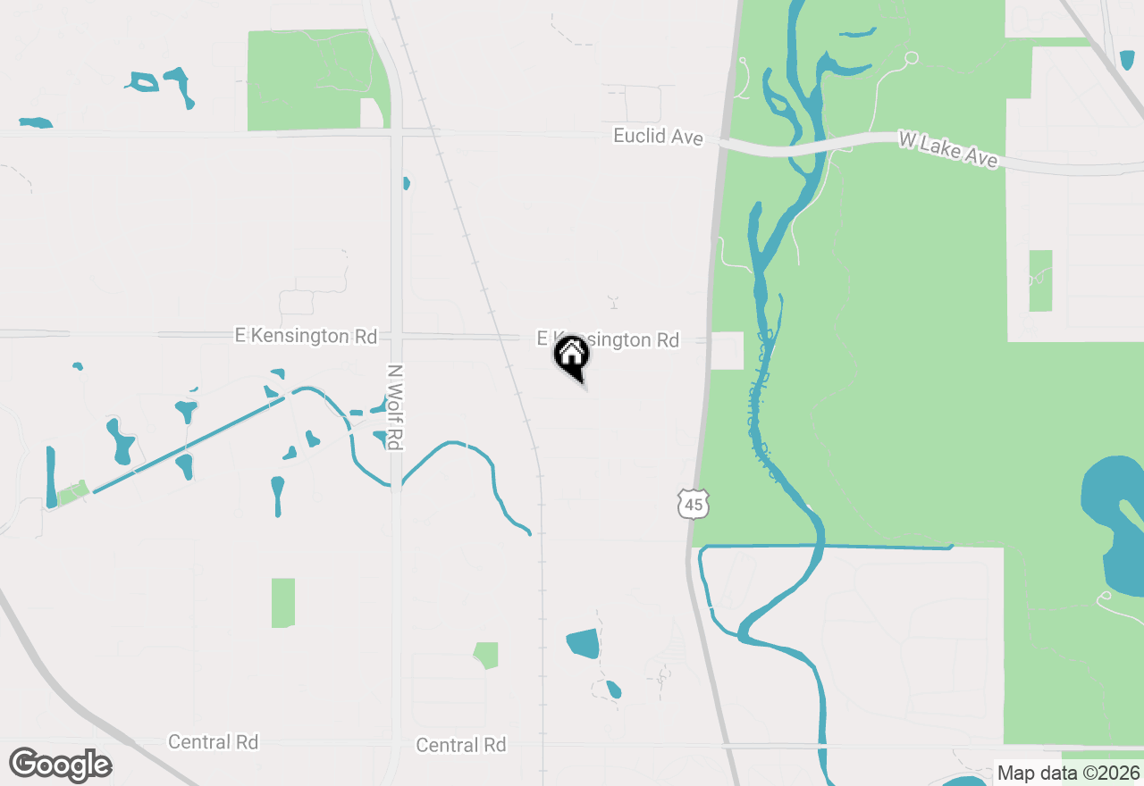 Map of 137 E Bonnie Brae Avenue, Mount Prospect, IL 60056