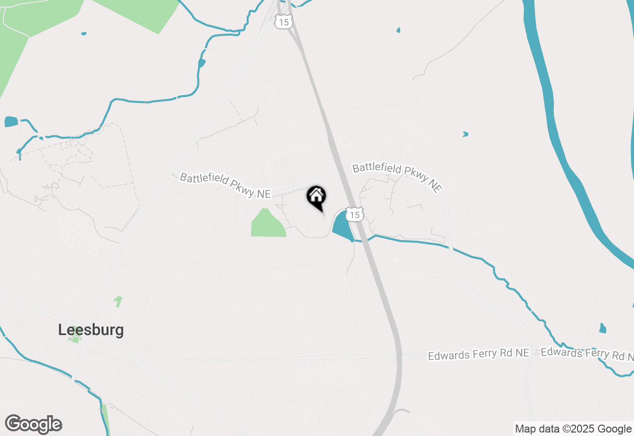 Map of 530 Covington Terrace Ne, Leesburg, VA 20176