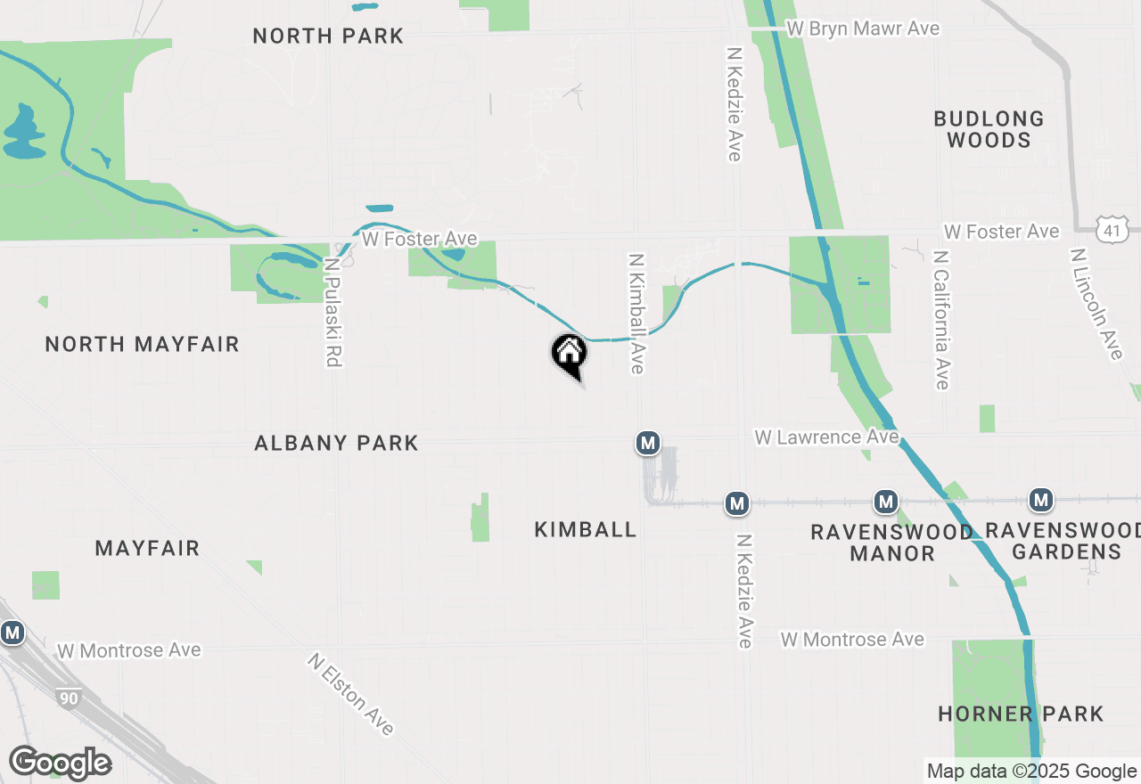 Map of 3517 W Ainslie Street #G, Chicago, IL 60625