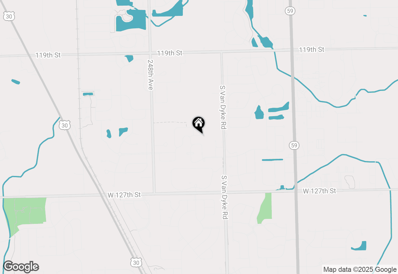 Map of 13425 S Olivewood Drive, Plainfield, IL 60585