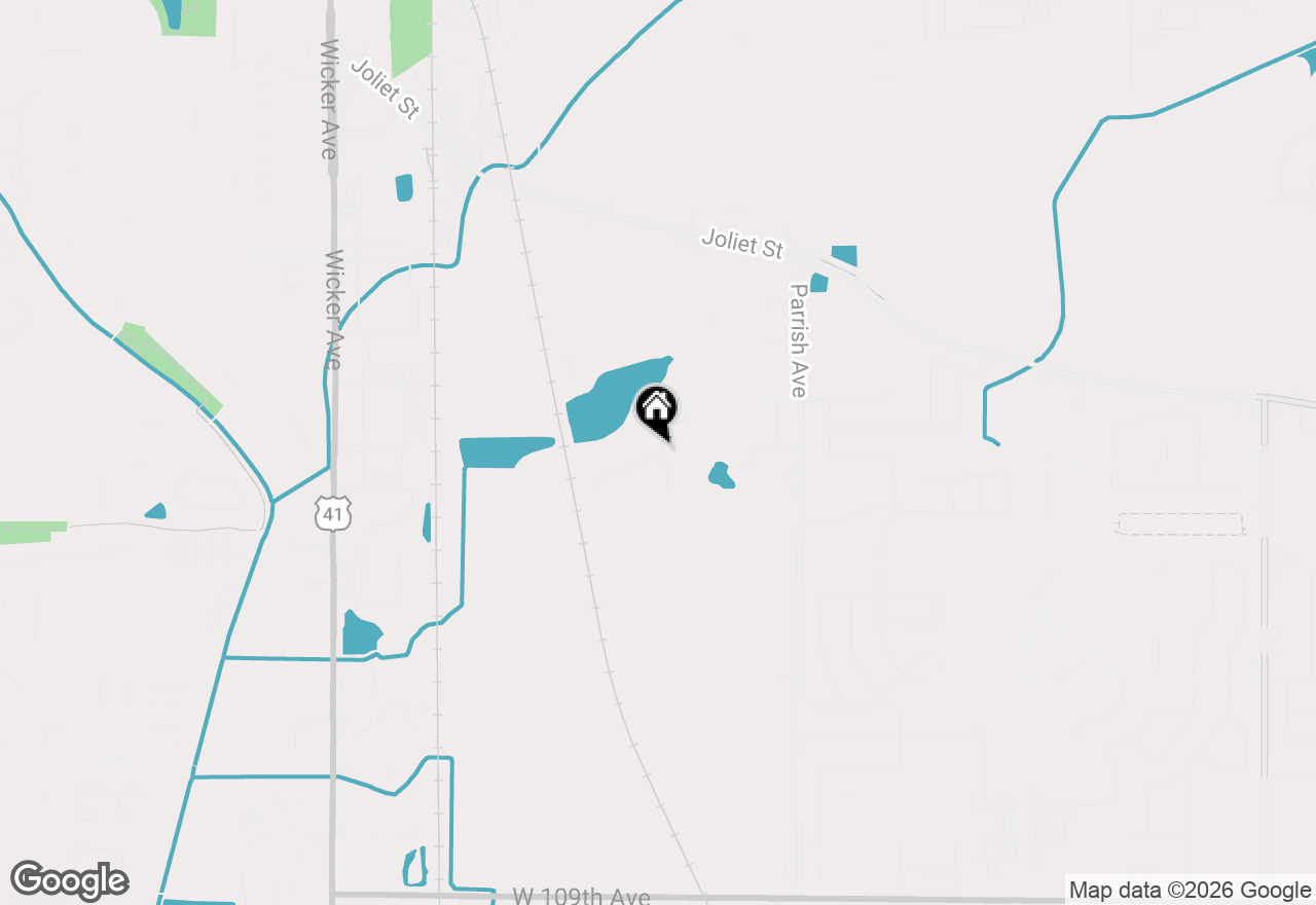 Map of 10102 Lakeview Drive, St. John, IN 46373