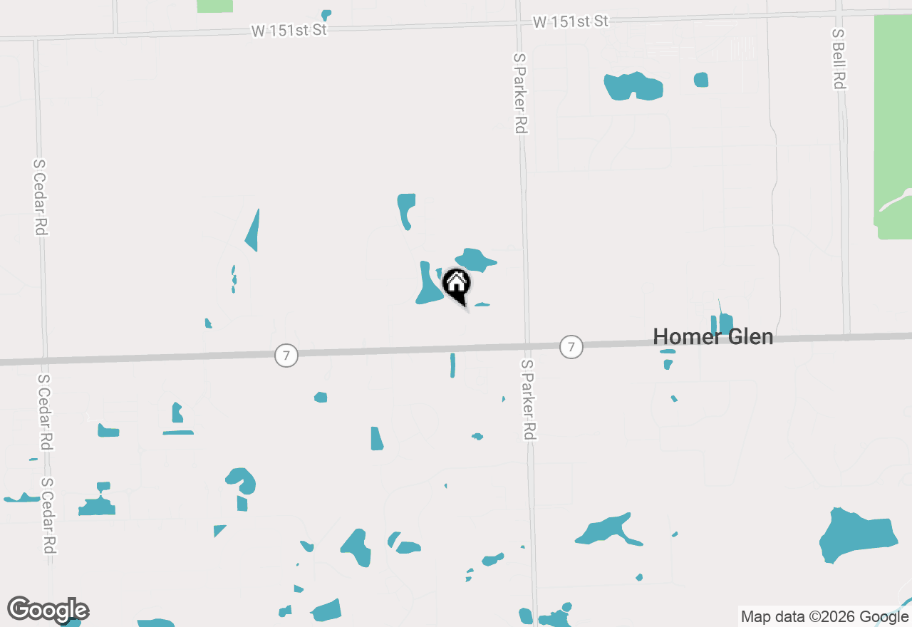 Map of 13750 W 159th Street, Homer Glen, IL 60491