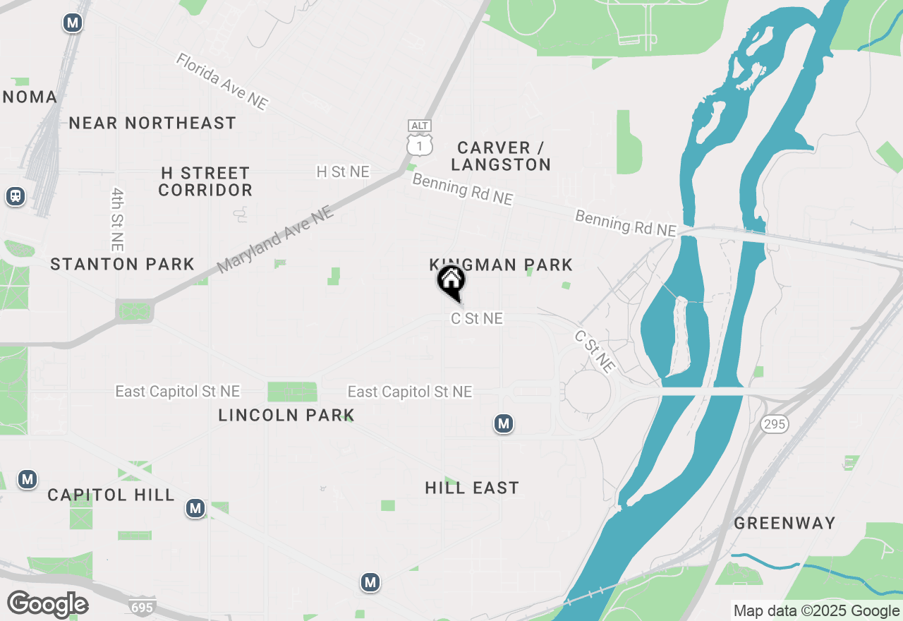 Map of 1712 C Street Ne, Washington, DC 20002