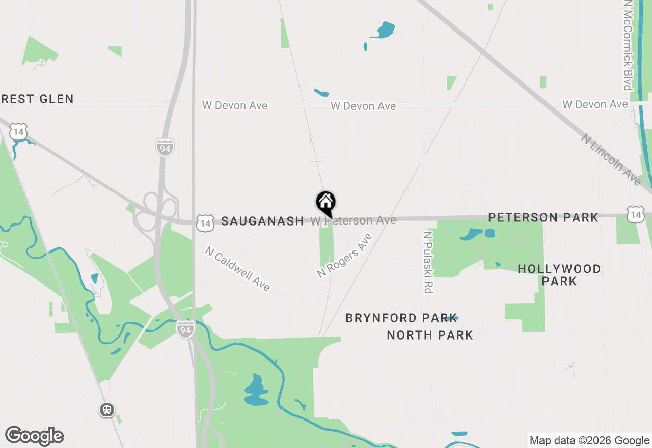 Map of 4323 W Peterson Avenue, Chicago, IL 60646