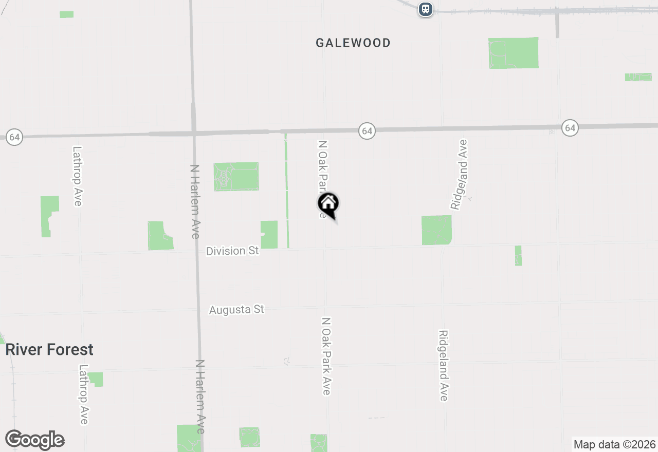 Map of 940 N Oak Park Avenue, Oak Park, IL 60302
